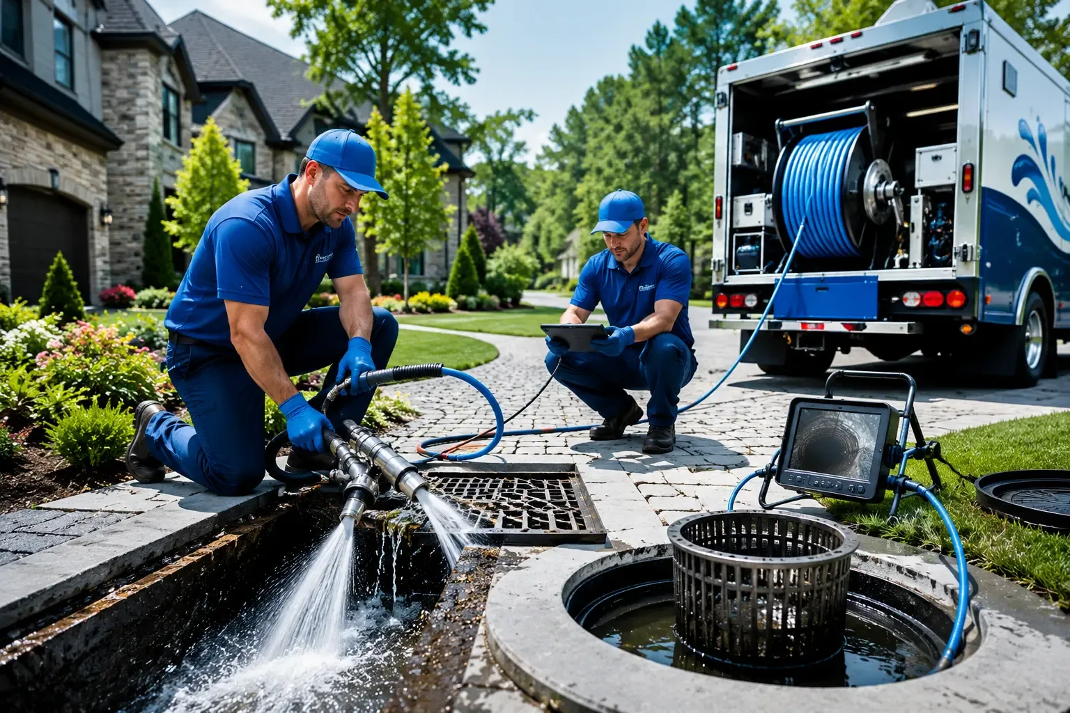 Local outdoor drain cleaning professionals in Goldsmith, IN