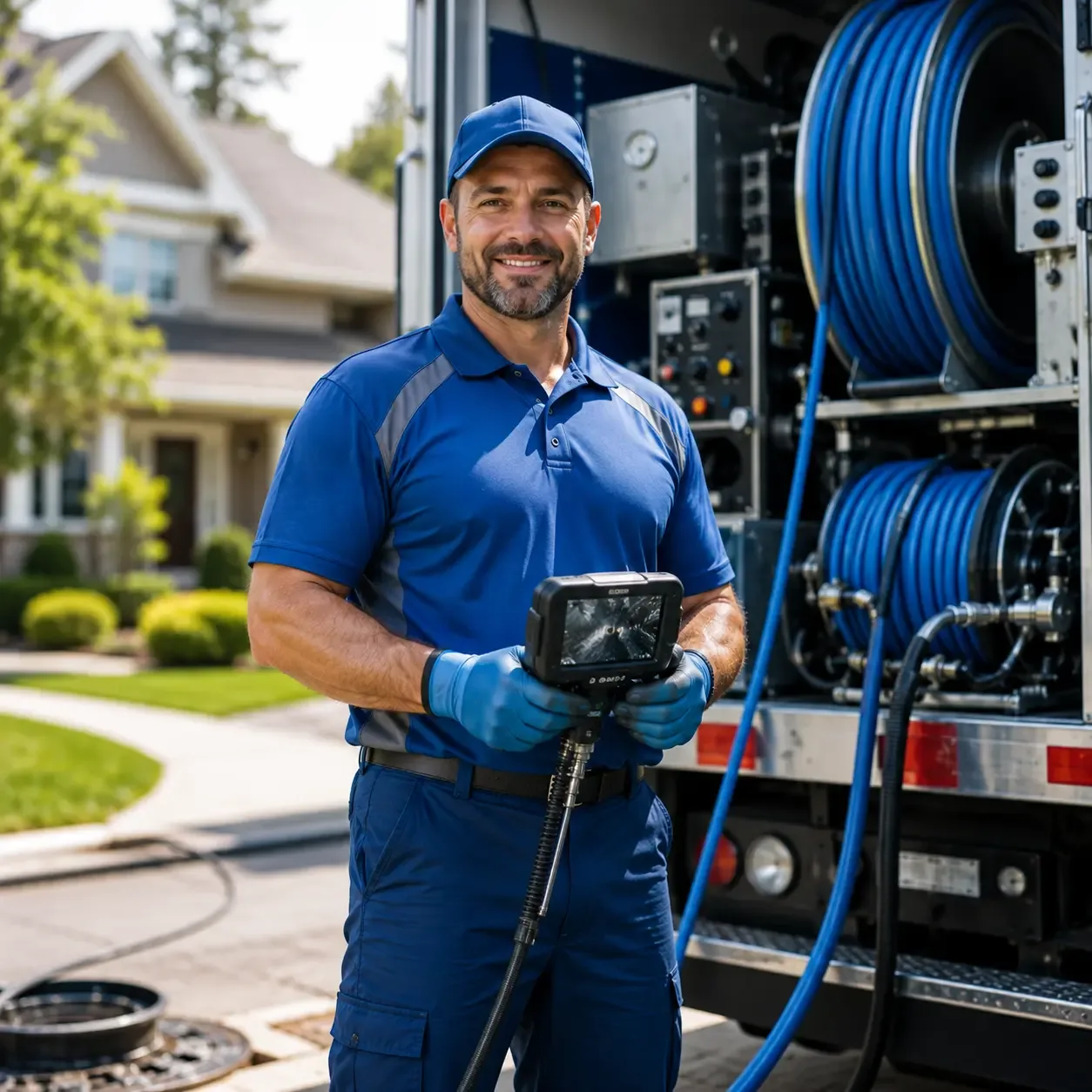 Local outdoor drain cleaning specialists in Goldsmith, IN